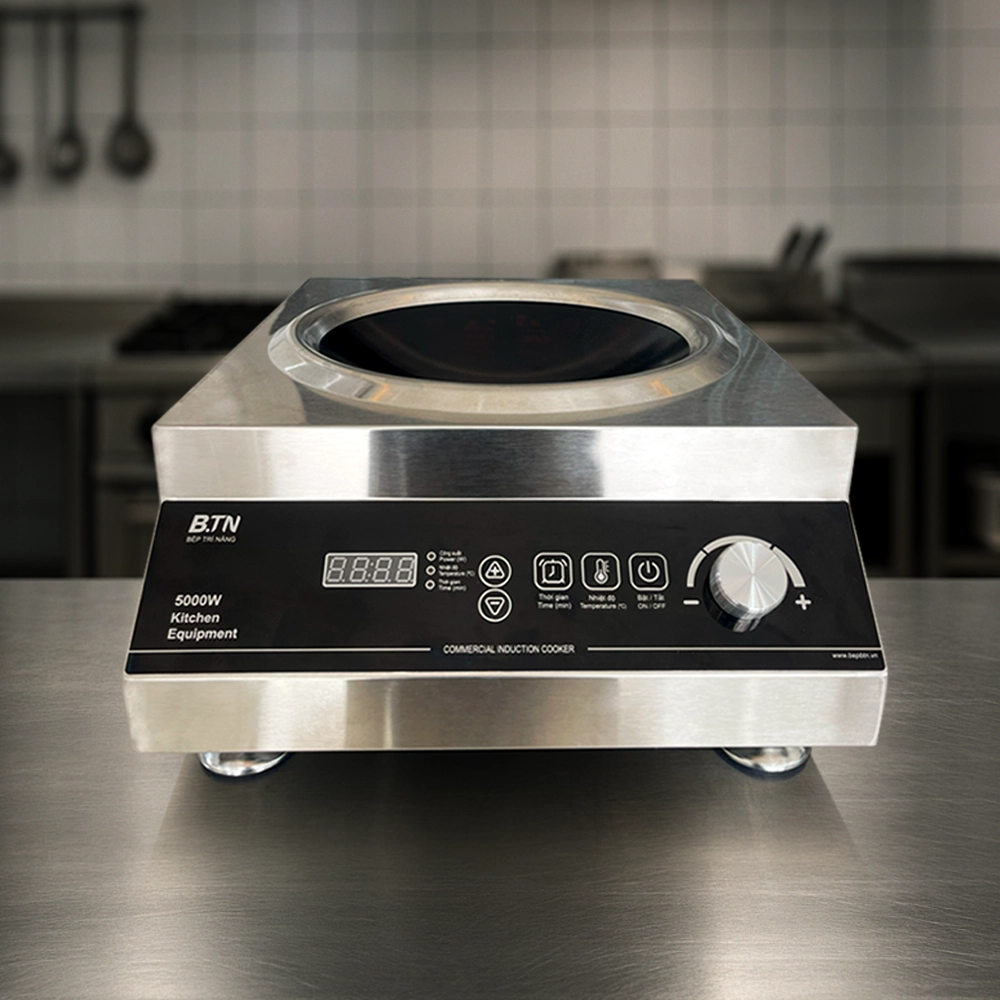 Bếp từ công nghiệp mặt lõm BTN-50B2 (5000W)