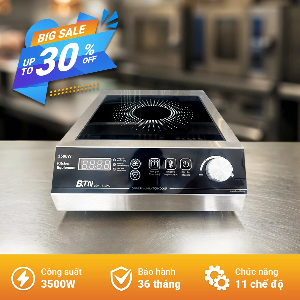 Bếp từ công nghiệp mặt phẳng BTN-35C2 (3500W)