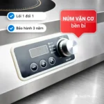 Núm vặn cơ điều chỉnh công suất trên bếp từ đôi 3500W BTN